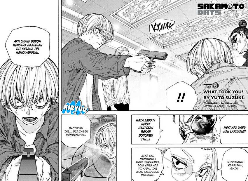 Sakamoto Days Chapter 201 - halaman 3