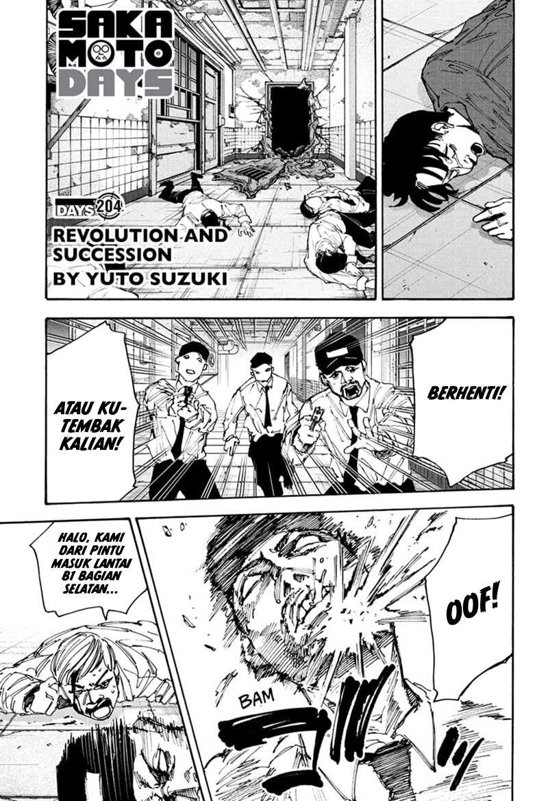 Sakamoto Days Chapter 204 - halaman 2
