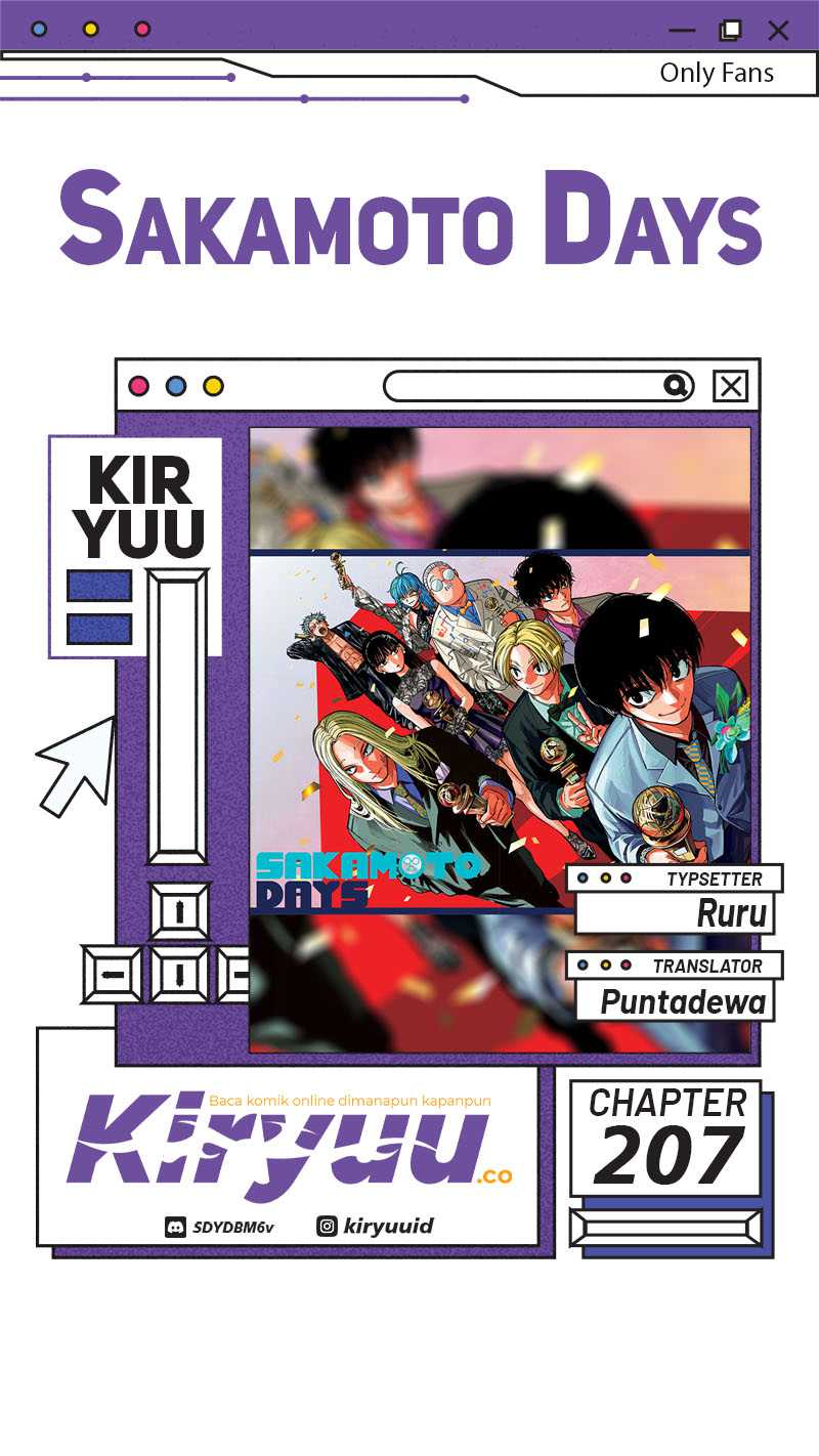 Sakamoto Days Chapter 207 - halaman 1
