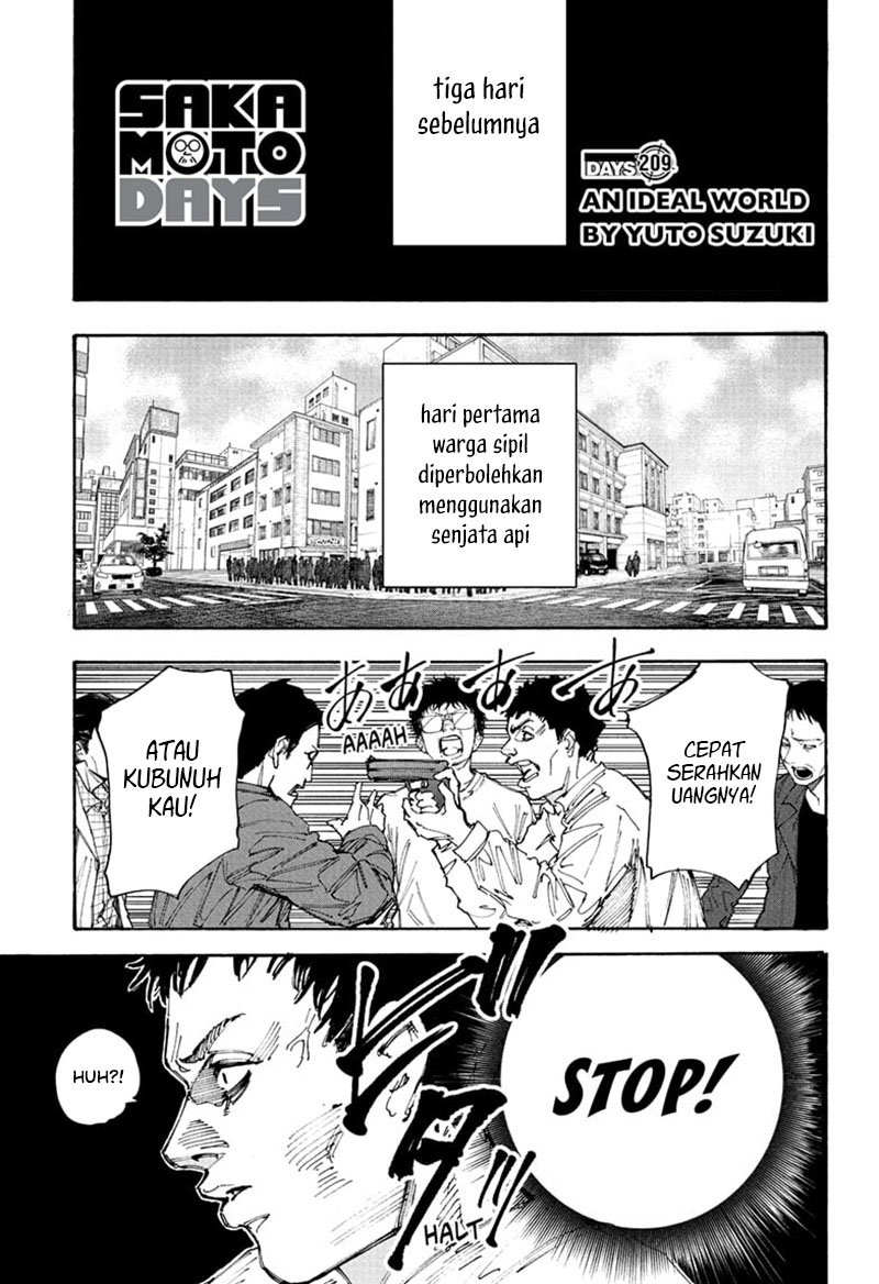 Sakamoto Days Chapter 209 - halaman 2