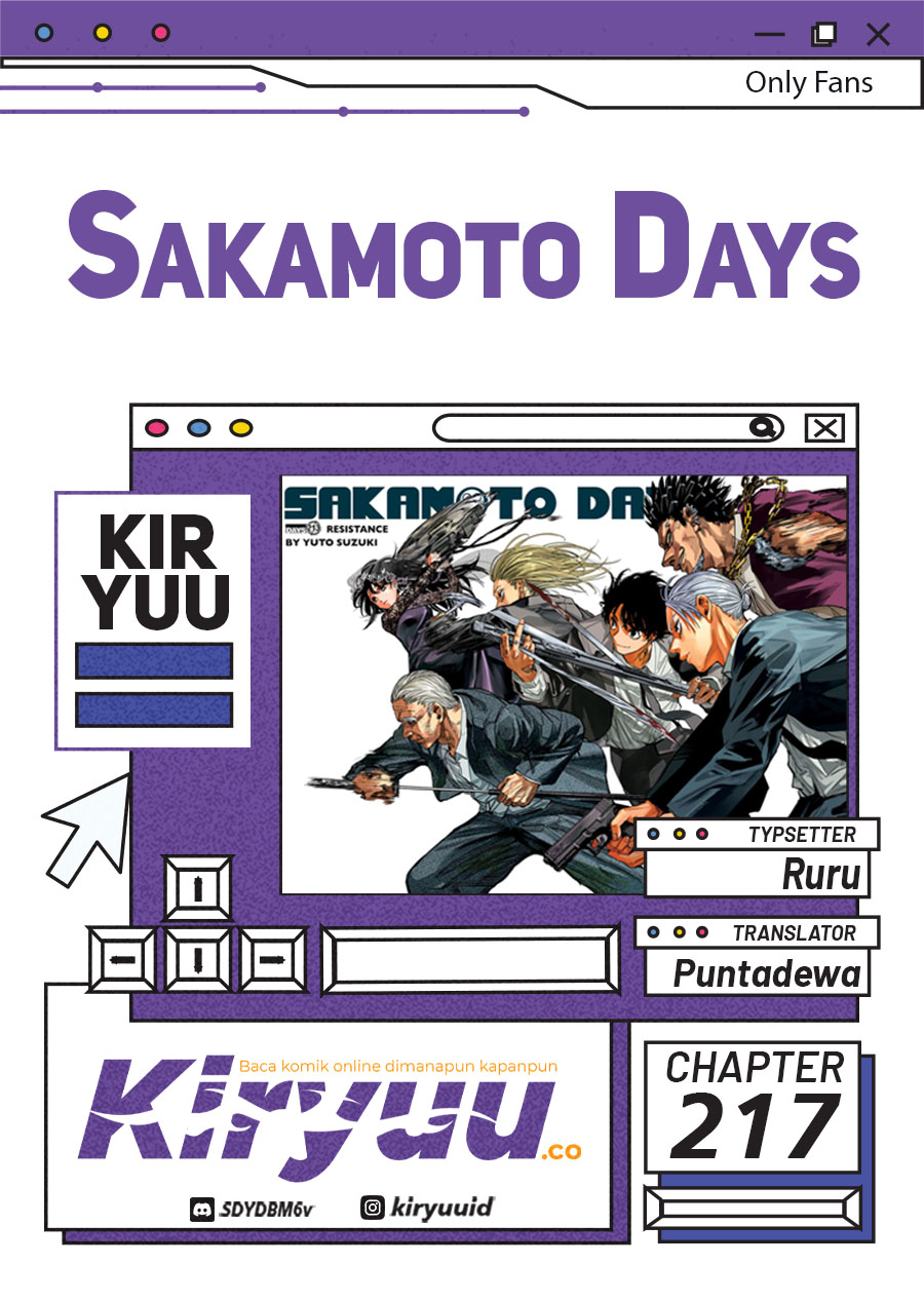 Sakamoto Days Chapter 217 - halaman 1