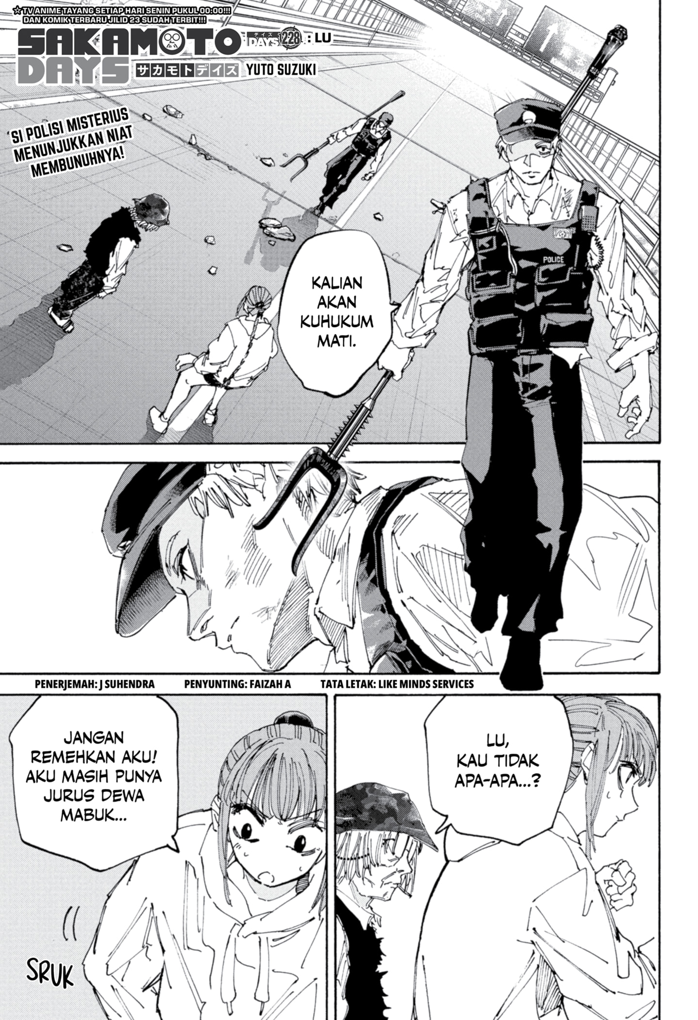 Sakamoto Days Chapter 228 - halaman 1