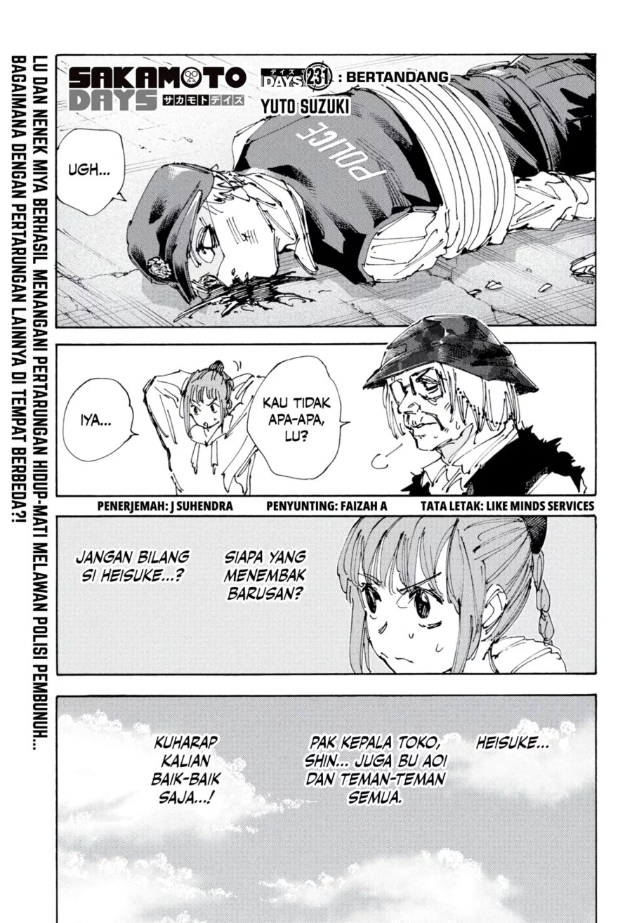 Sakamoto Days Chapter 231 - halaman 1