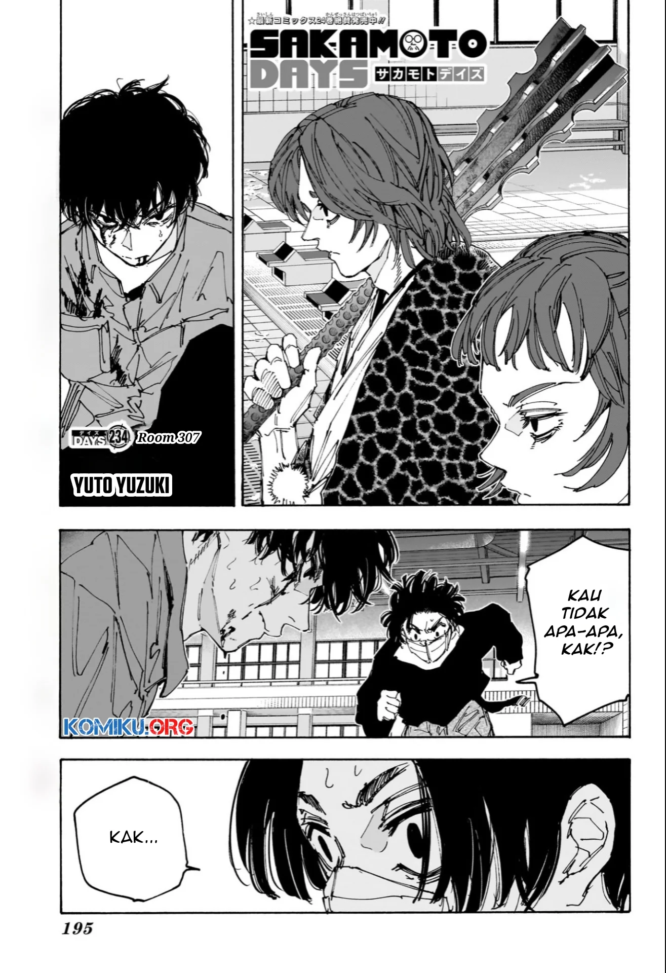 Sakamoto Days Chapter 234 - halaman 2