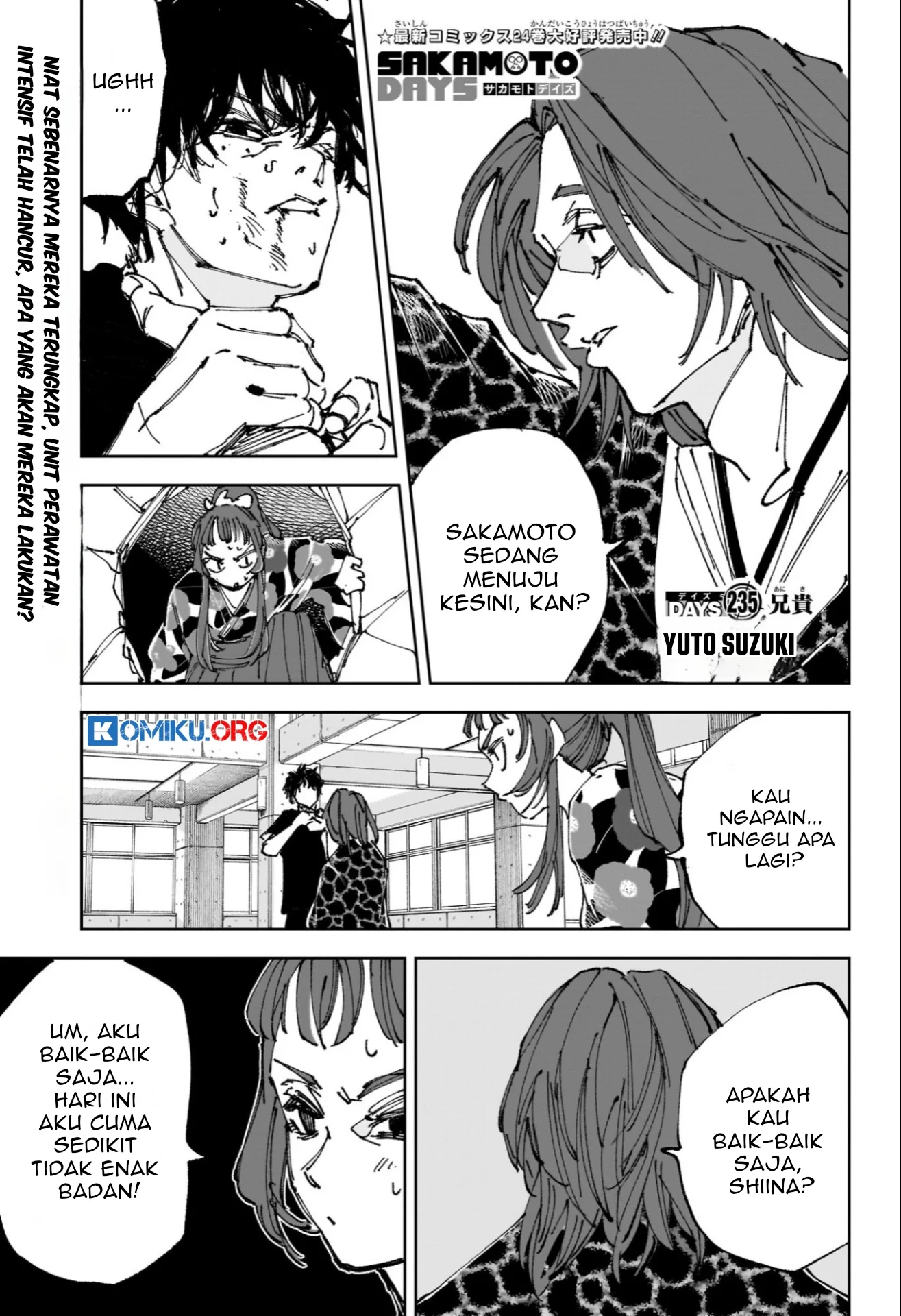 Sakamoto Days Chapter 235 - halaman 2