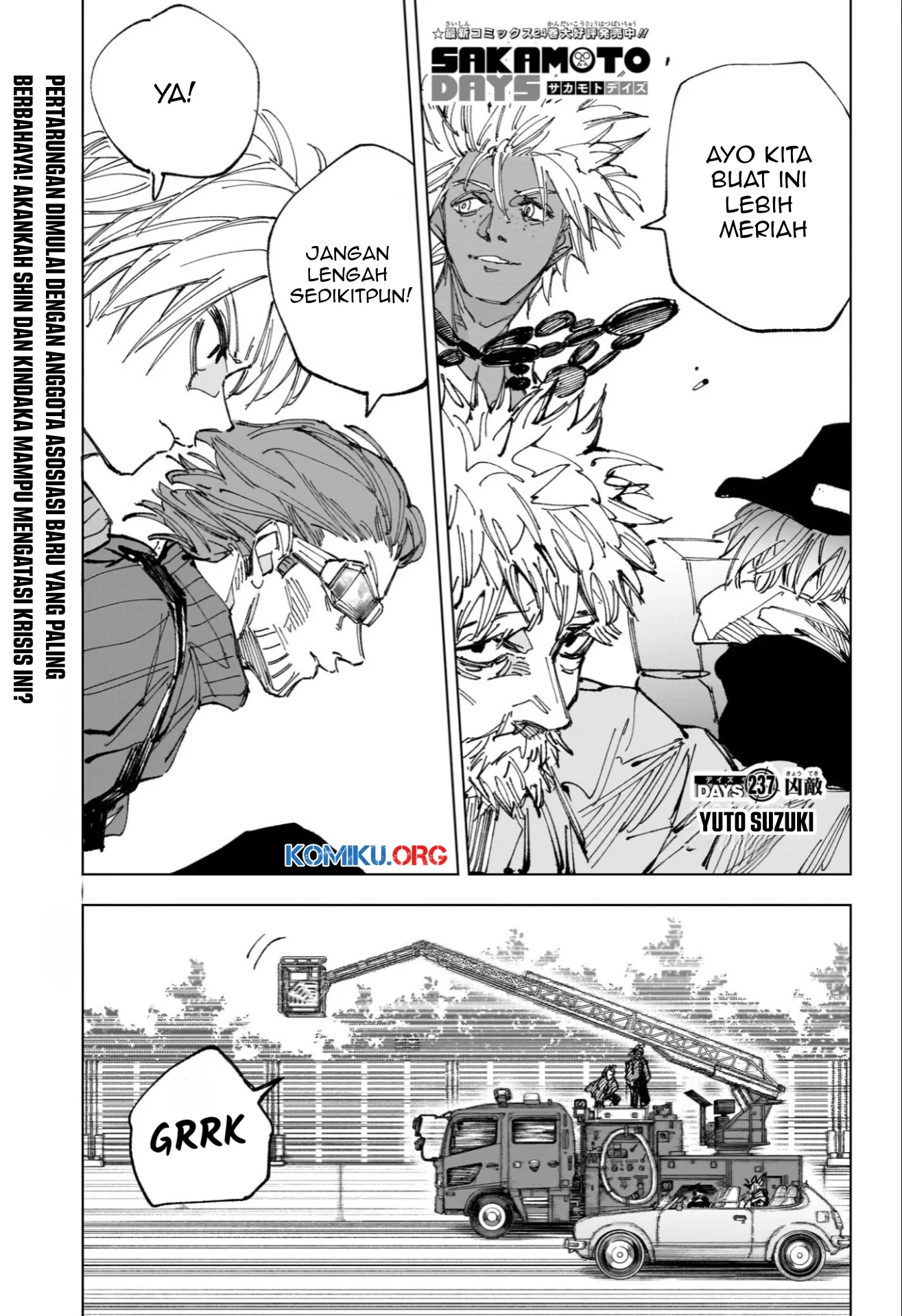 Sakamoto Days Chapter 237 - halaman 2