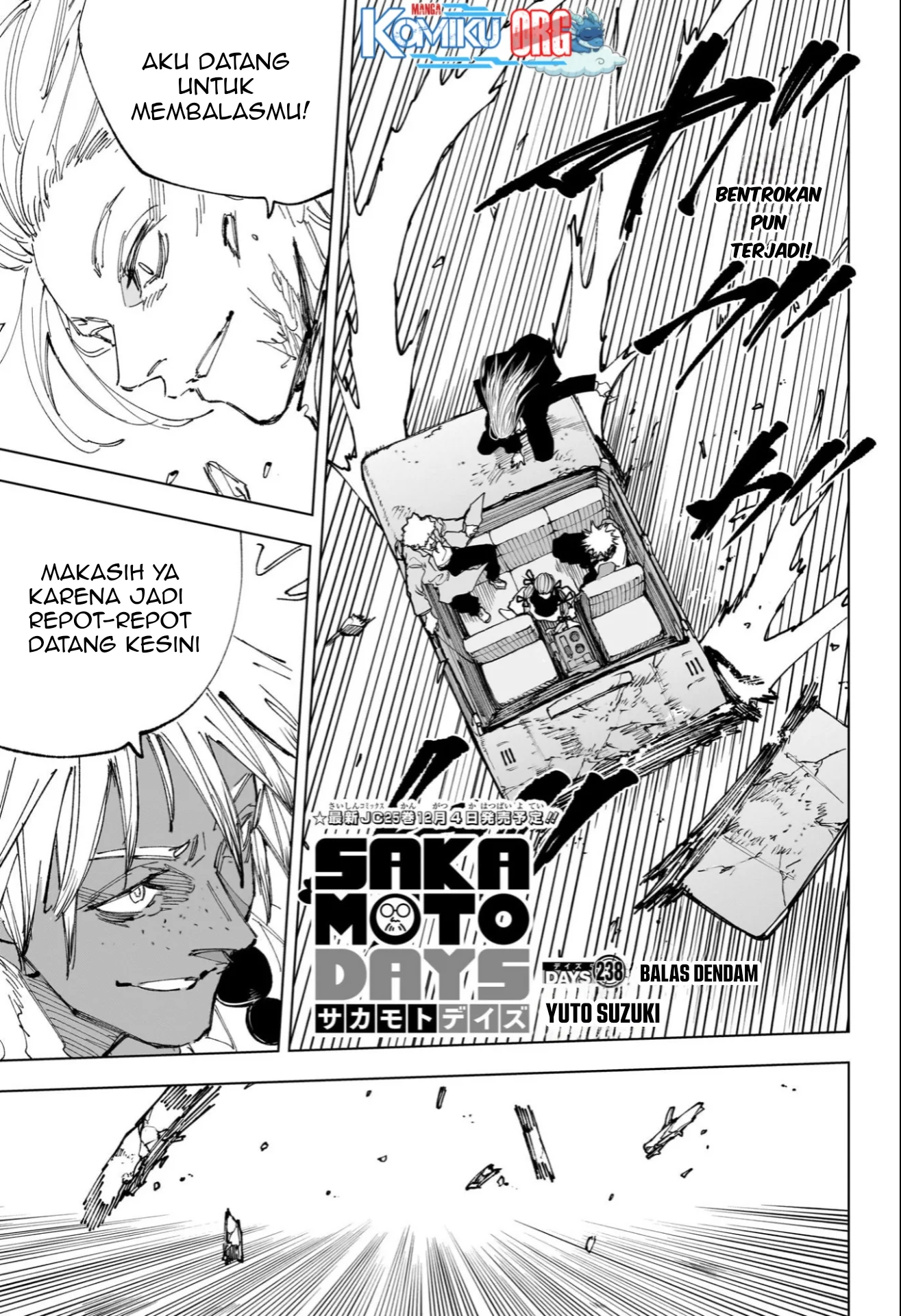 Sakamoto Days Chapter 238 - halaman 2