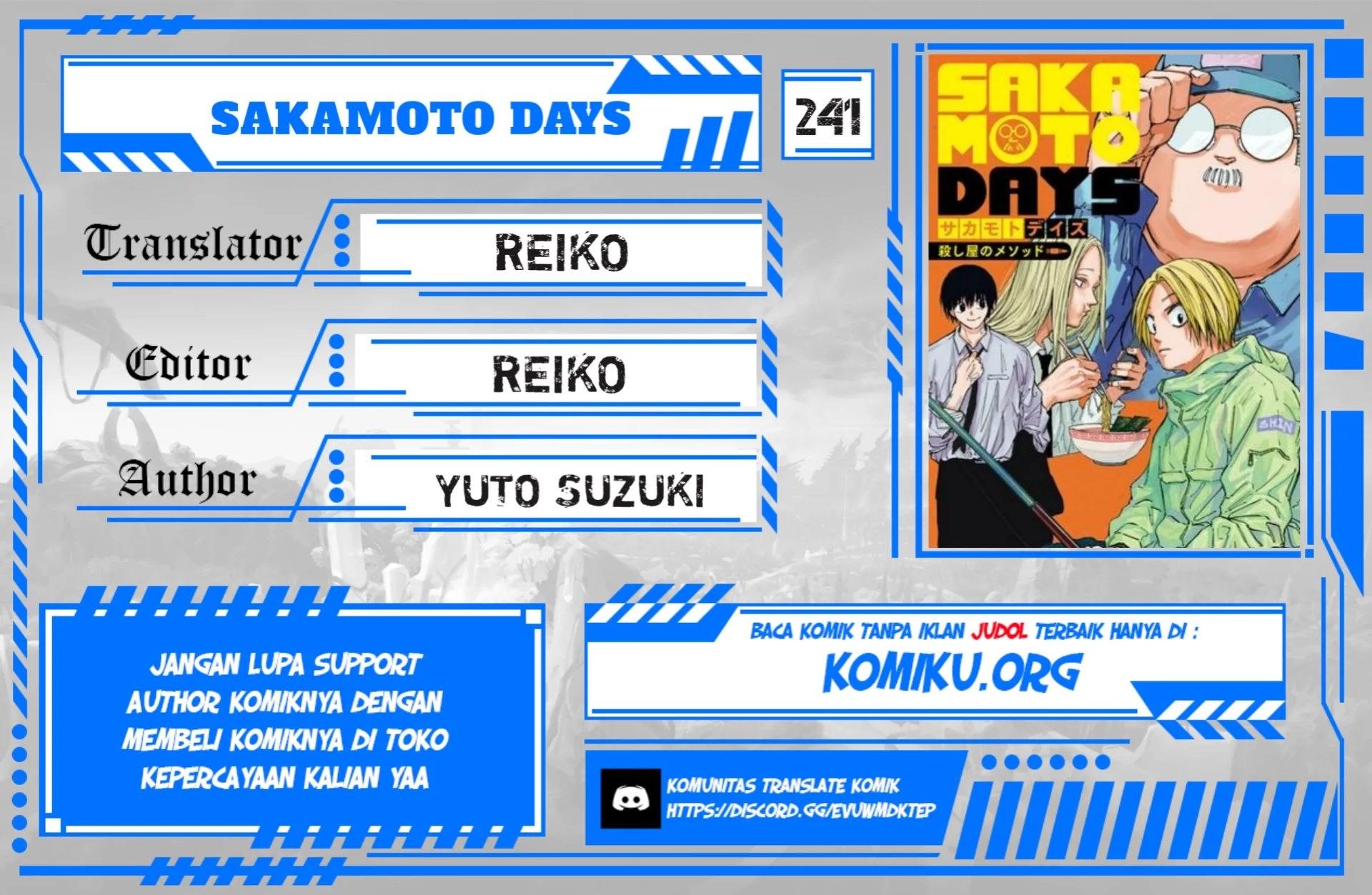 Sakamoto Days Chapter 241 - halaman 1