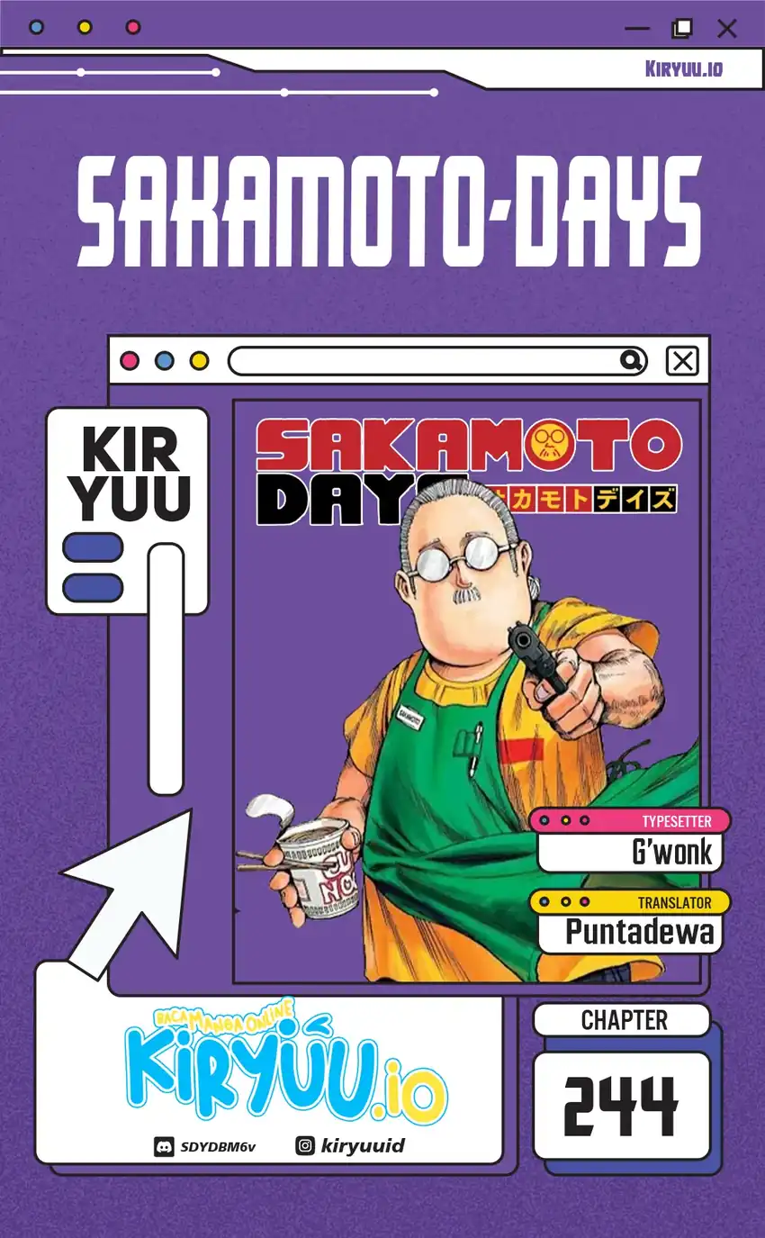 Sakamoto Days Chapter 244 - halaman 1