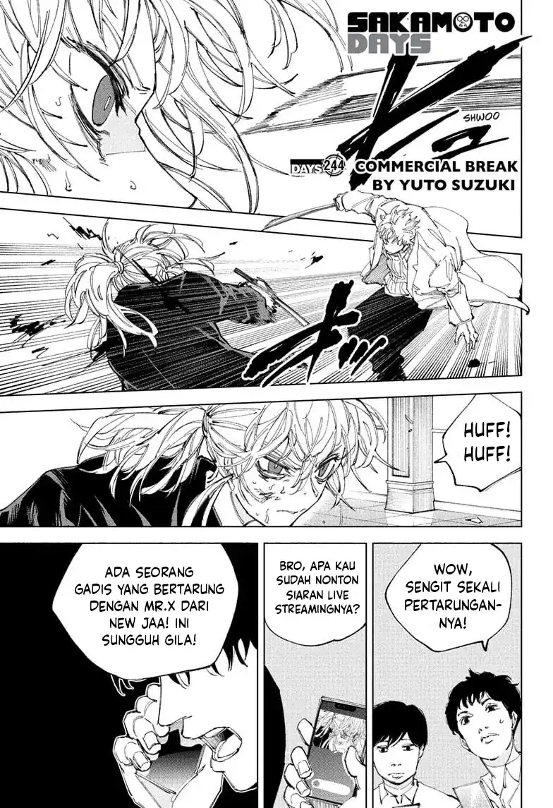 Sakamoto Days Chapter 244 - halaman 2