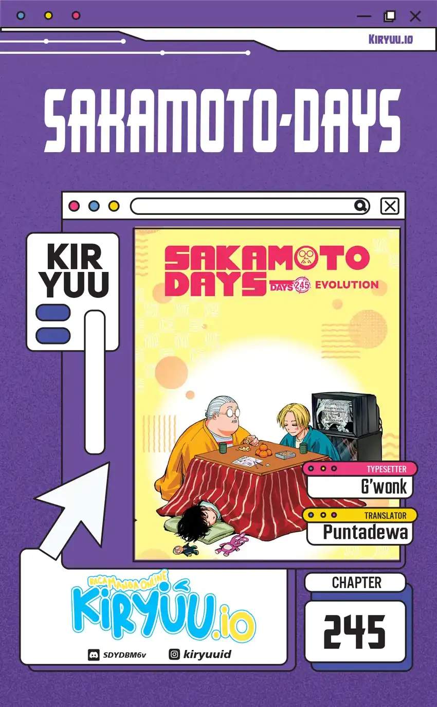 Sakamoto Days Chapter 245 - halaman 1