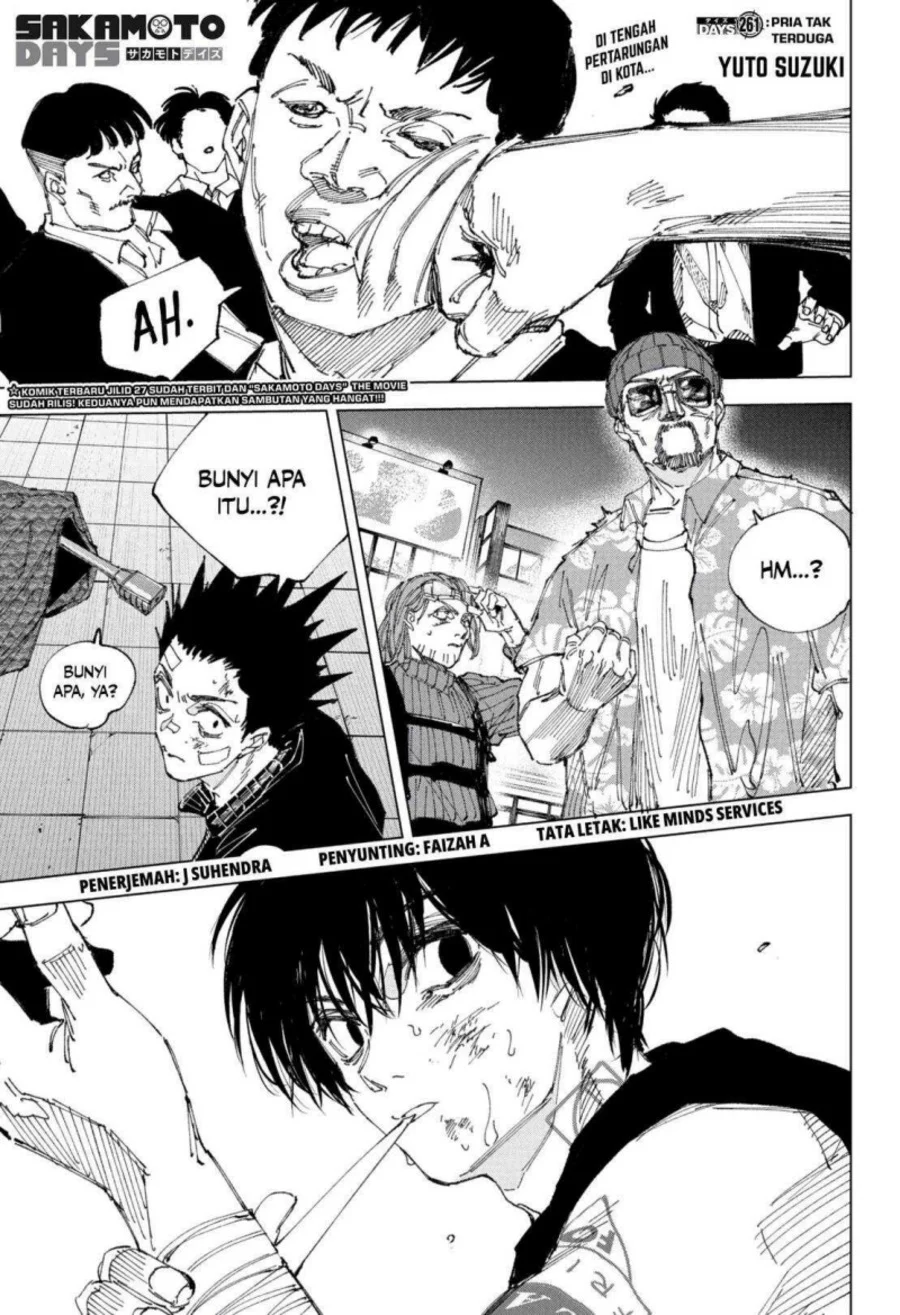 Sakamoto Days Chapter 261 - halaman 1