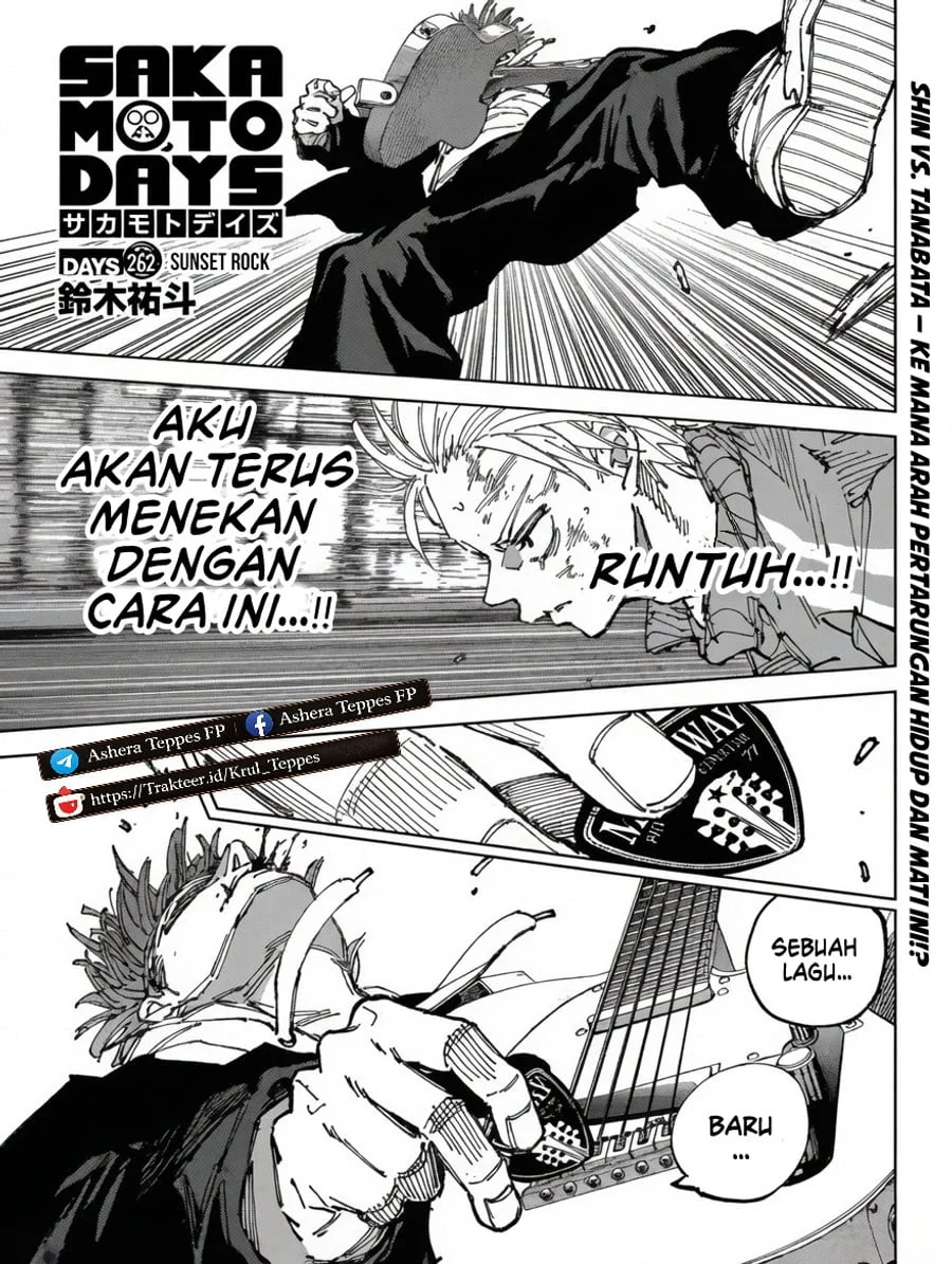 Sakamoto Days Chapter 262 - halaman 2