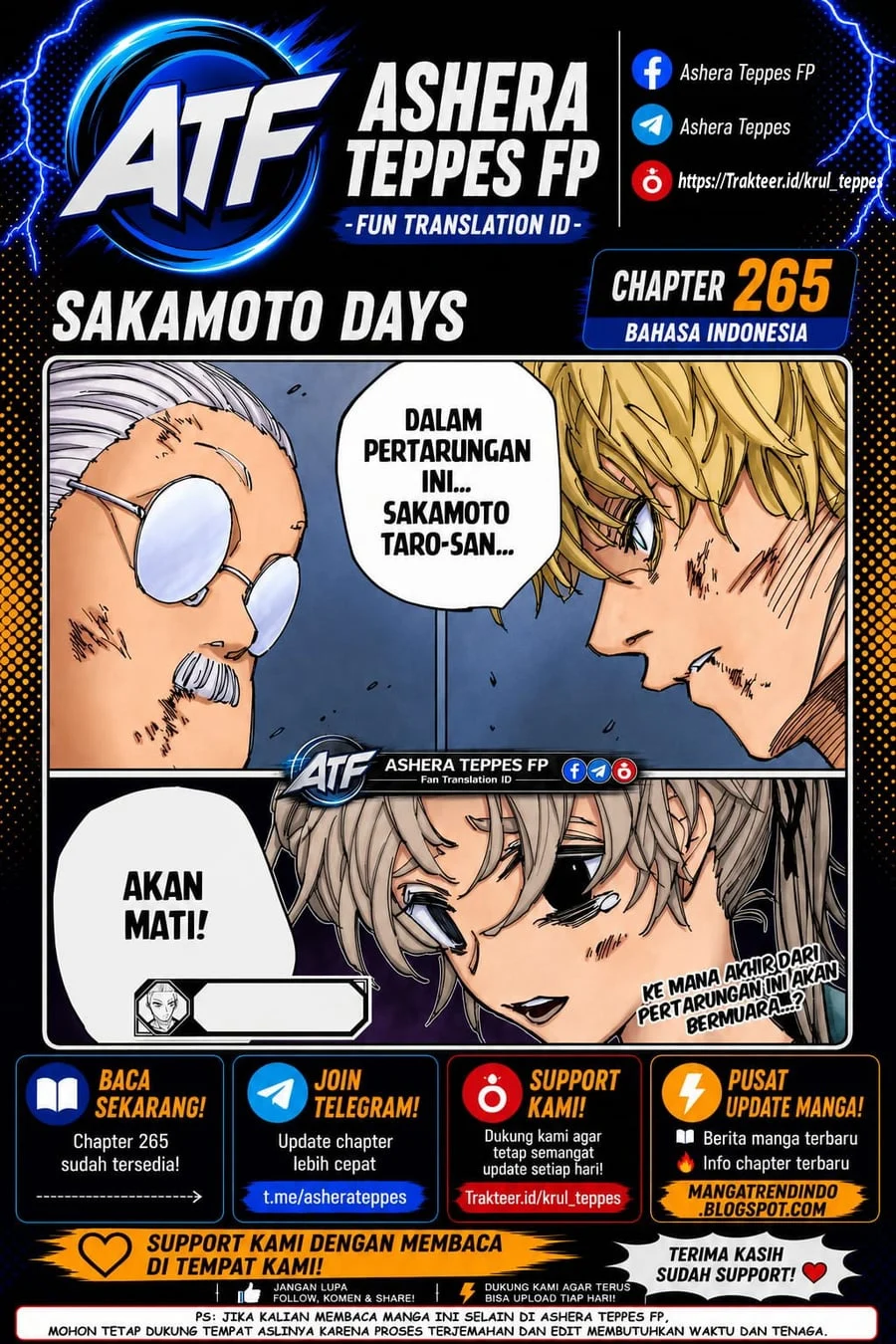 Sakamoto Days Chapter 265 - halaman 1