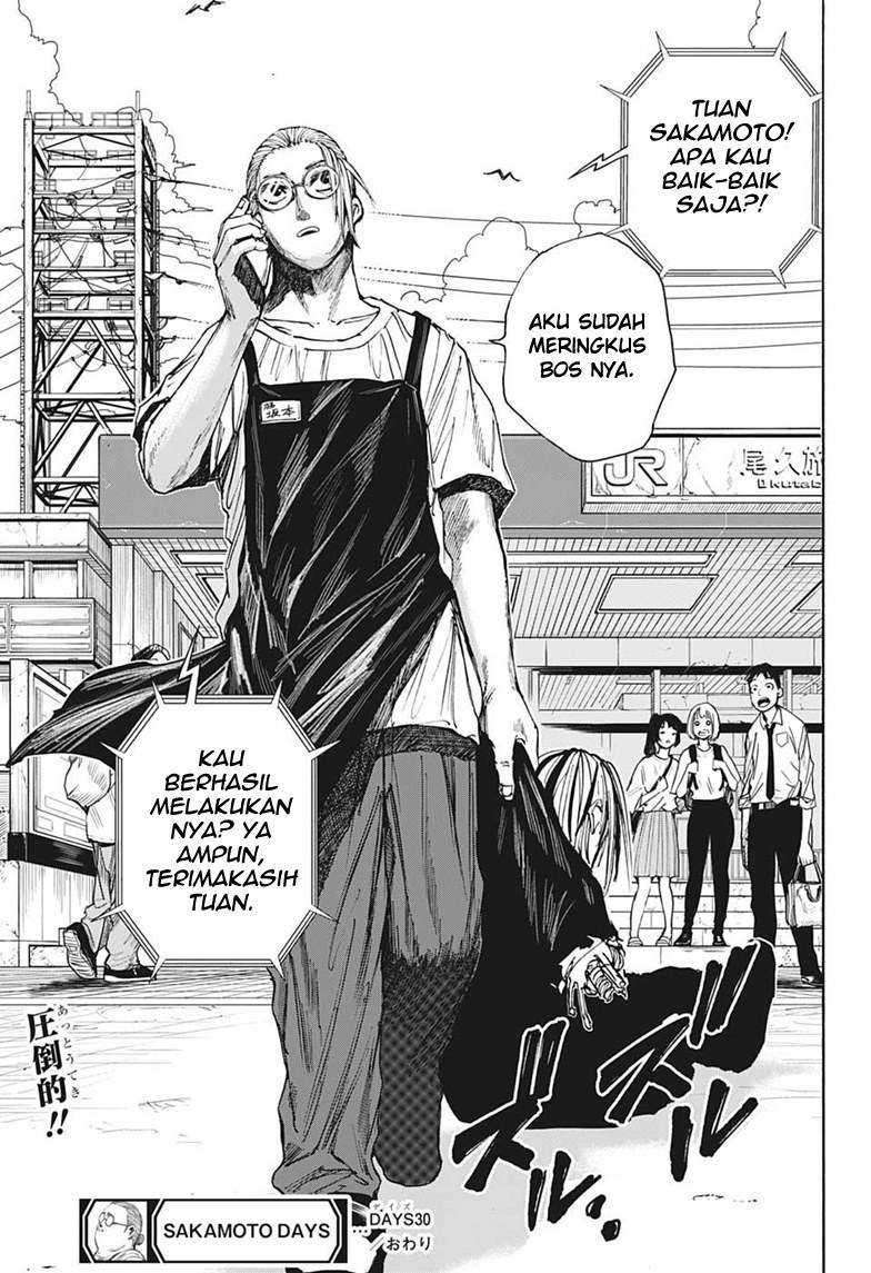 Sakamoto Days Chapter 30 - halaman 20