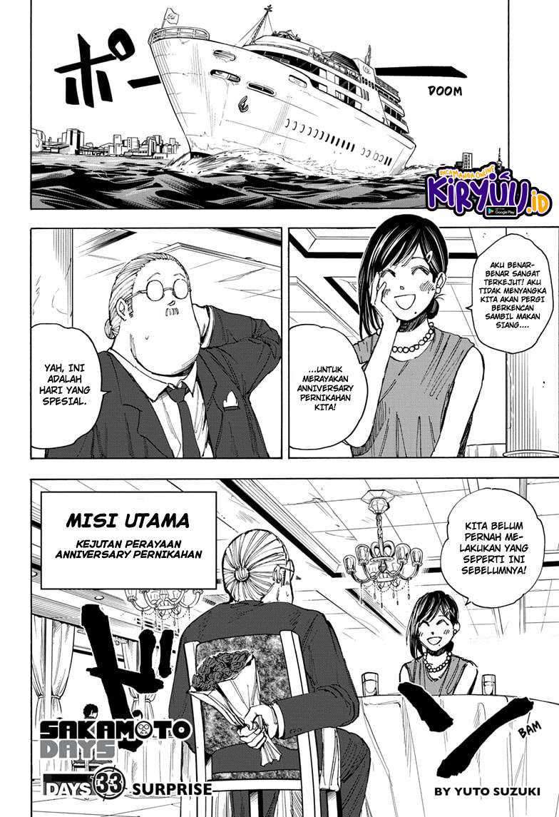 Sakamoto Days Chapter 33 - halaman 3