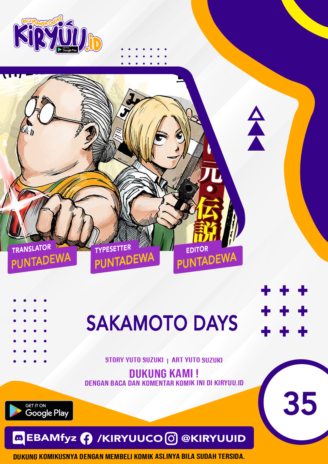 Sakamoto Days Chapter 35 - halaman 1