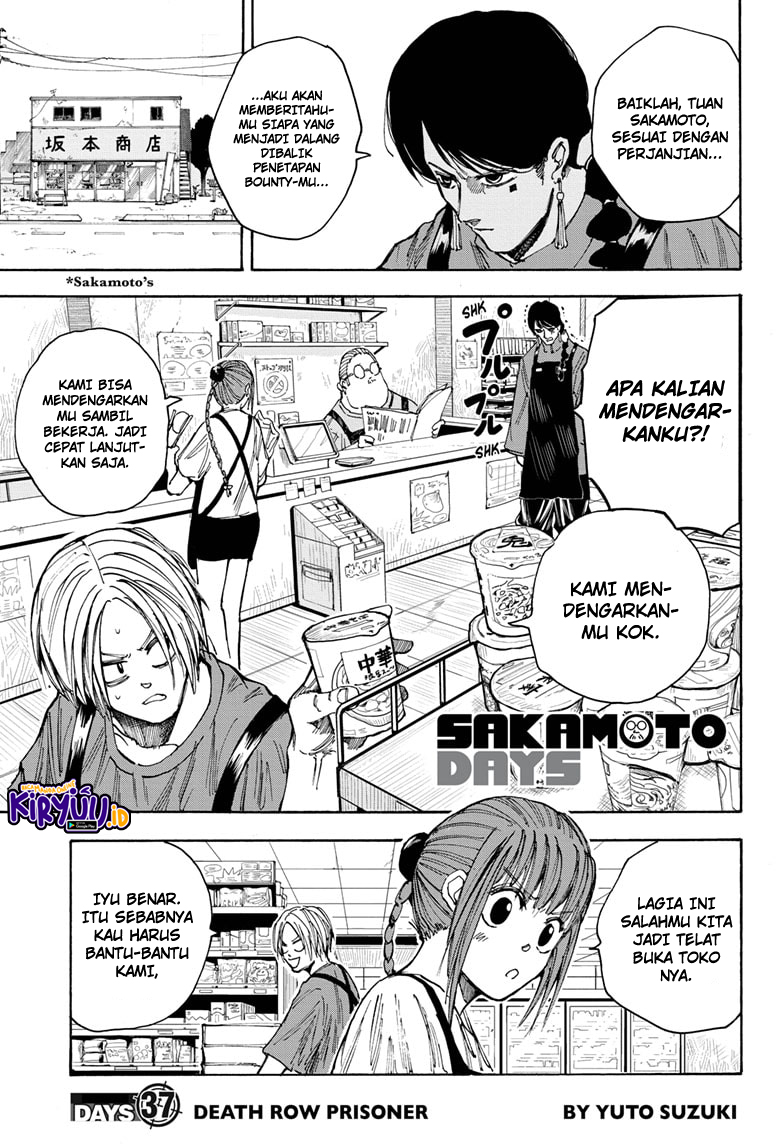 Sakamoto Days Chapter 37 - halaman 2