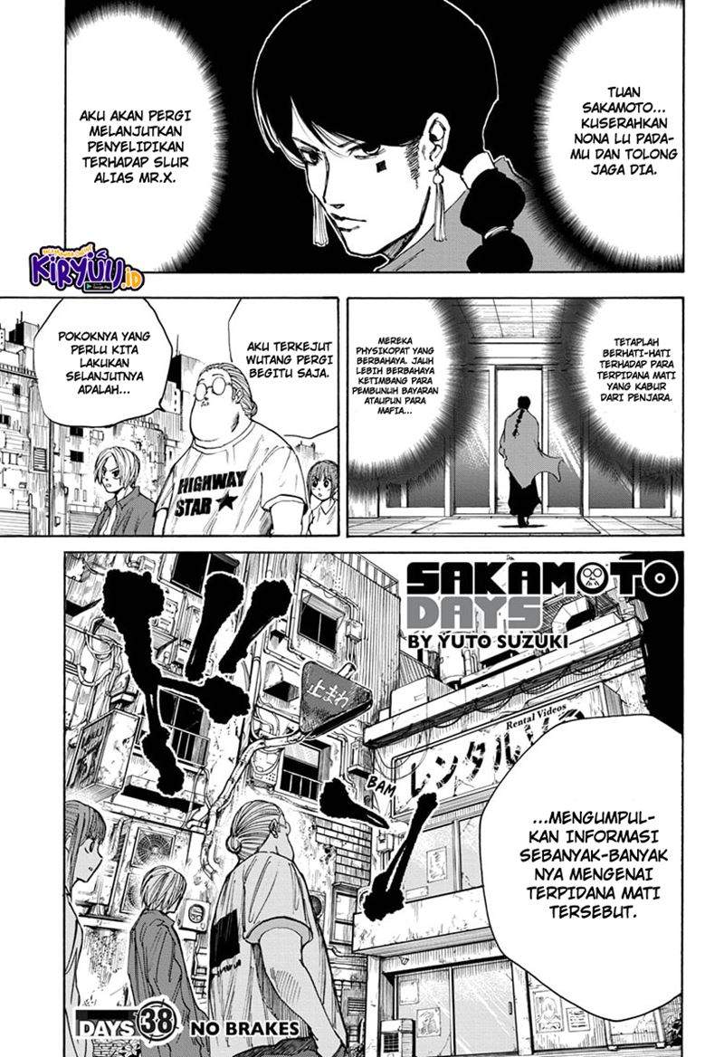 Sakamoto Days Chapter 38 - halaman 2