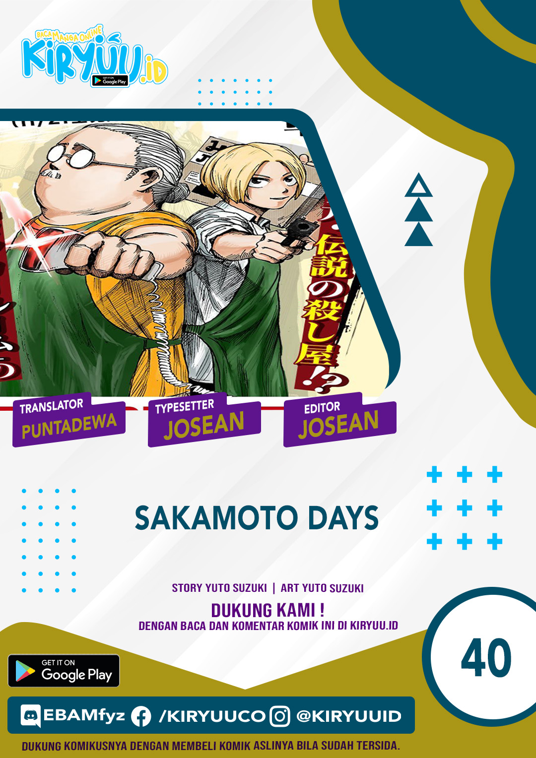 Sakamoto Days Chapter 40 - halaman 1