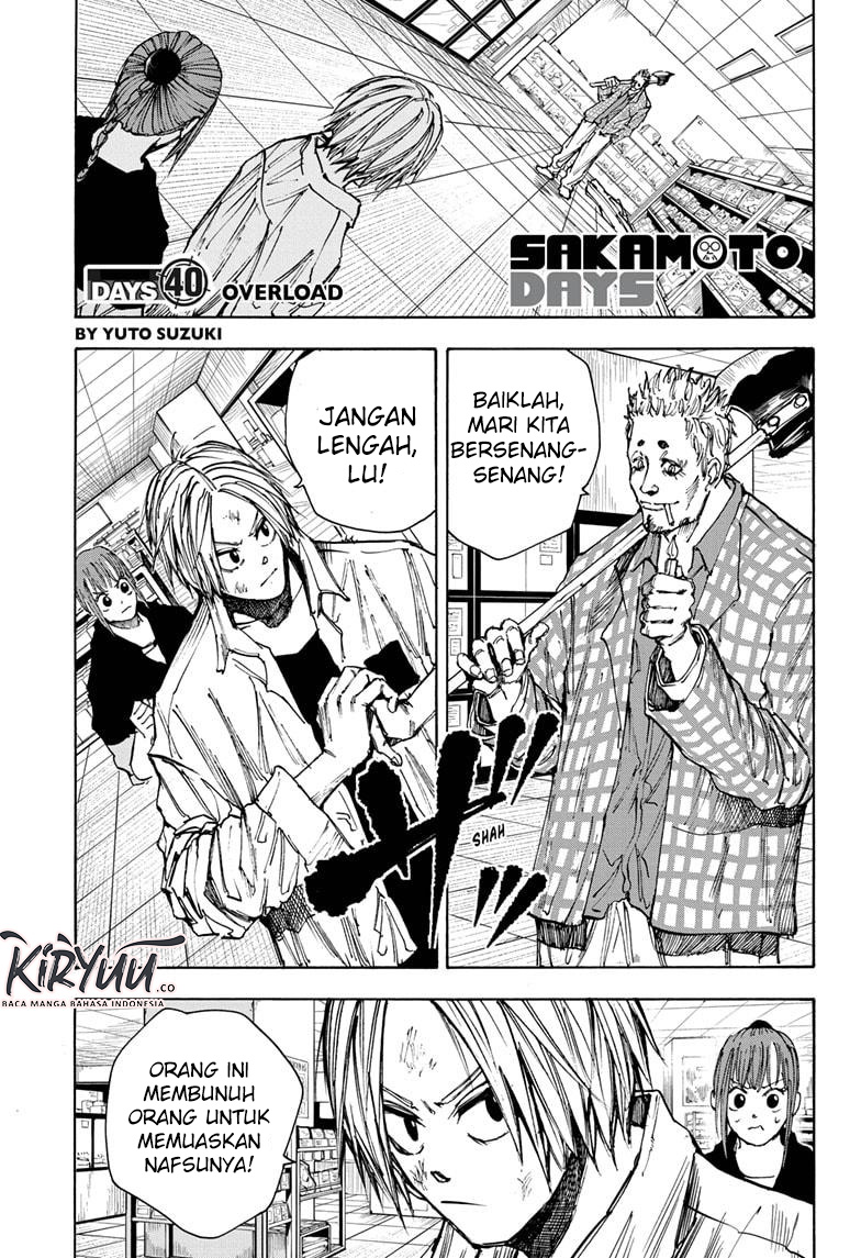 Sakamoto Days Chapter 40 - halaman 4