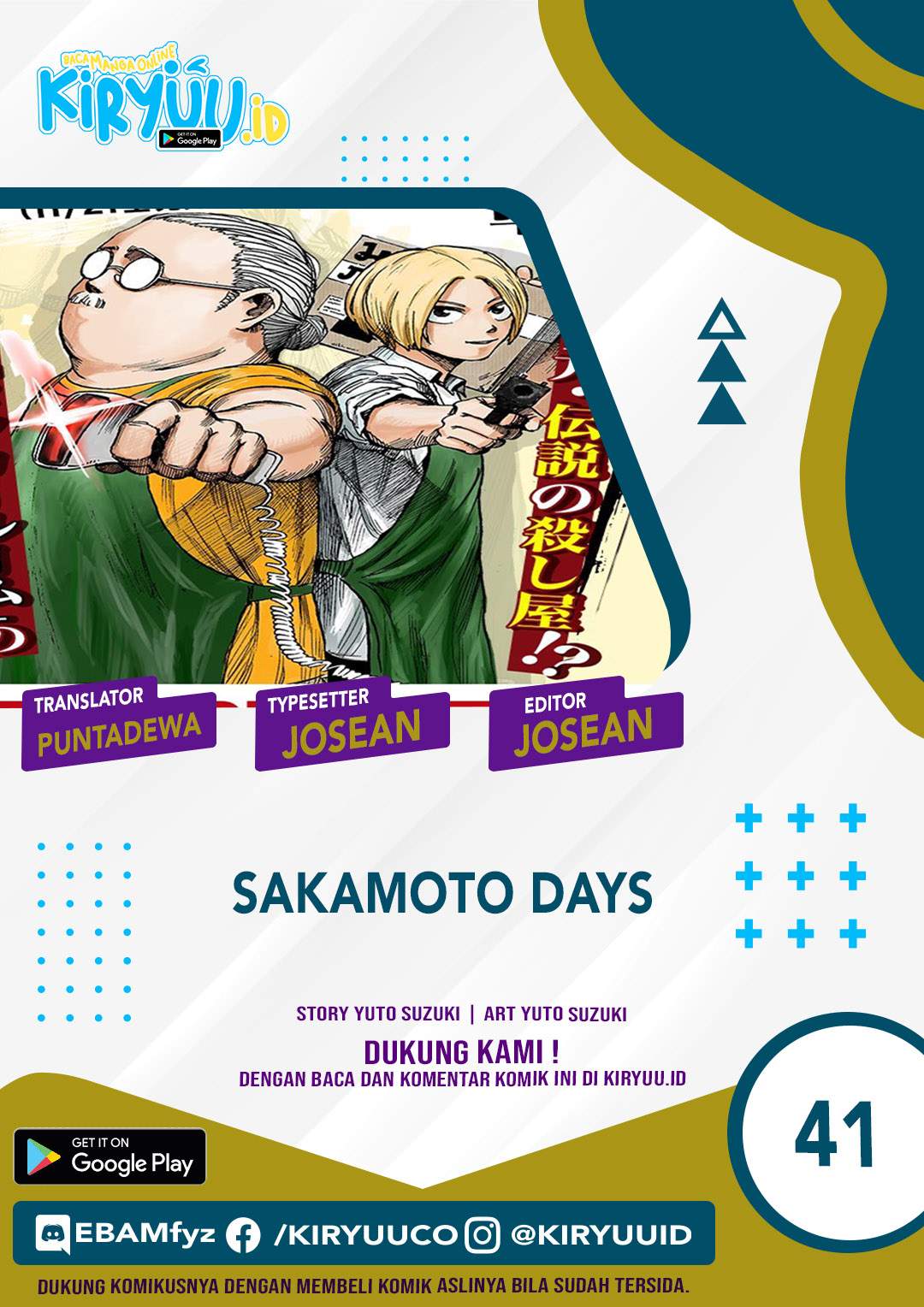 Sakamoto Days Chapter 41 - halaman 1