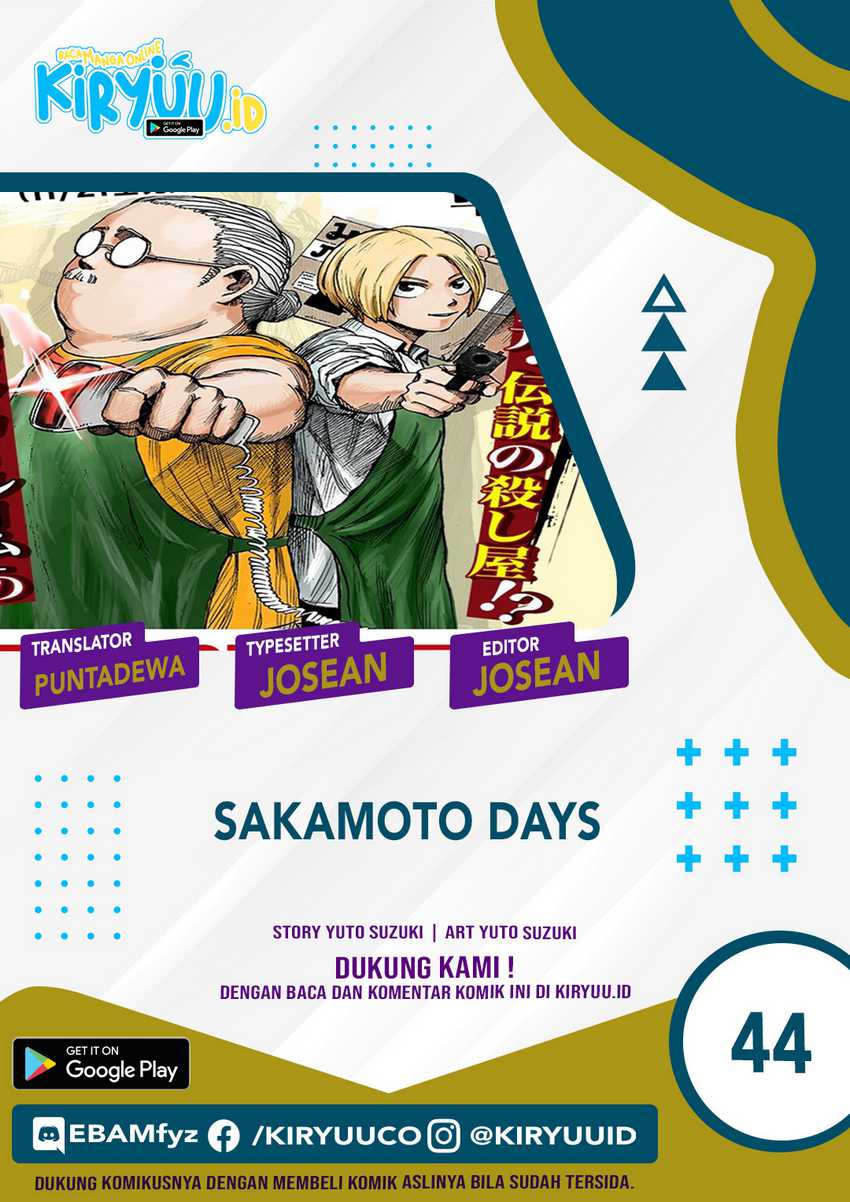 Sakamoto Days Chapter 44 - halaman 1
