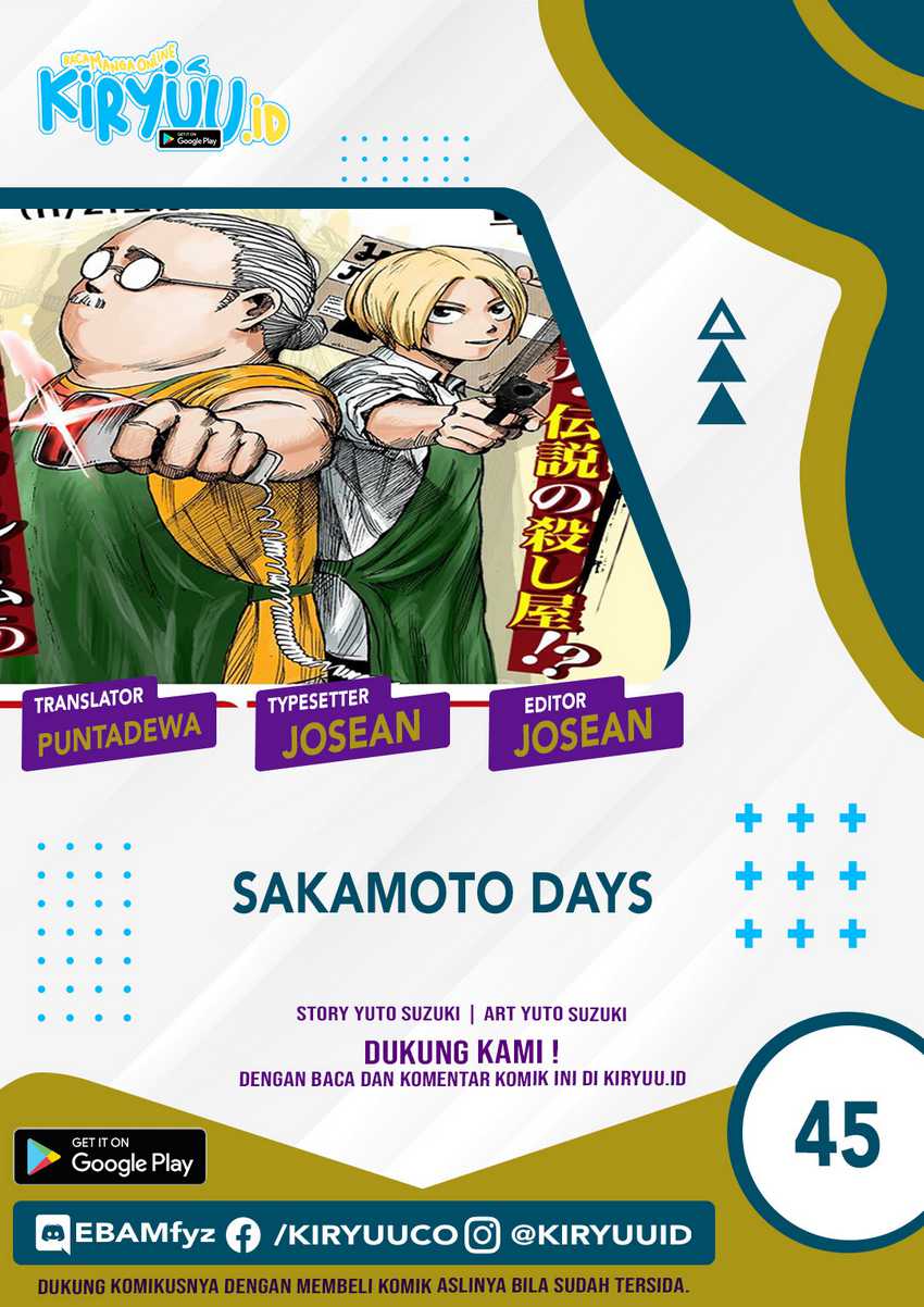 Sakamoto Days Chapter 45 - halaman 3