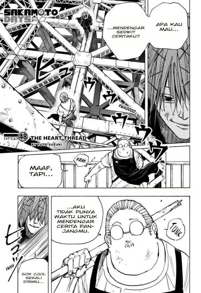 Sakamoto Days Chapter 48 - halaman 4