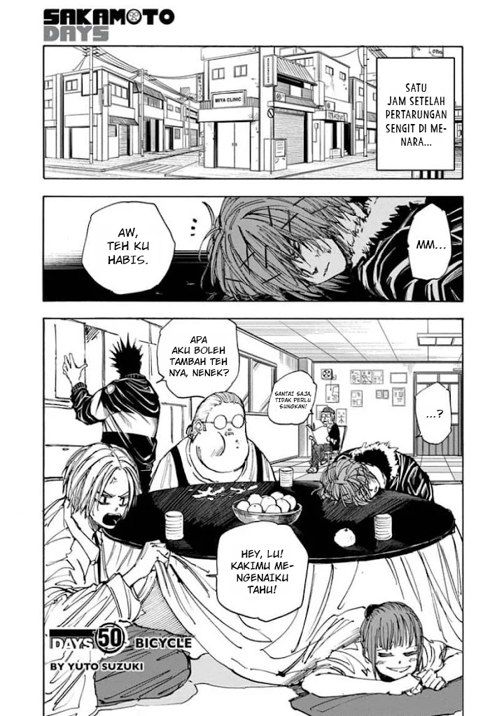 Sakamoto Days Chapter 50 - halaman 2