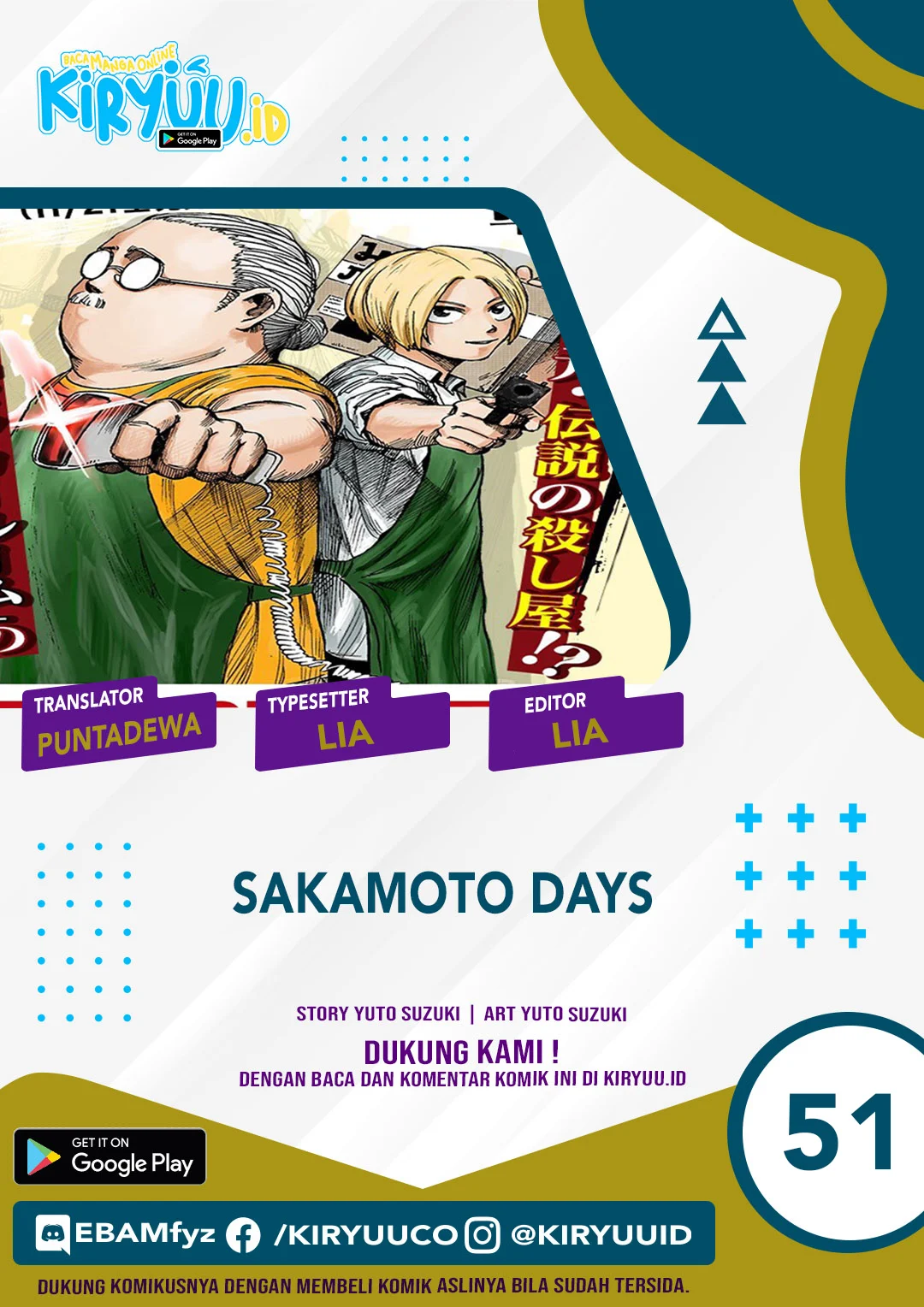 Sakamoto Days Chapter 51 - halaman 1