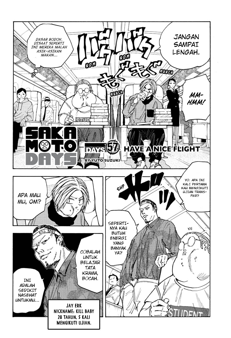 Sakamoto Days Chapter 57 - halaman 3