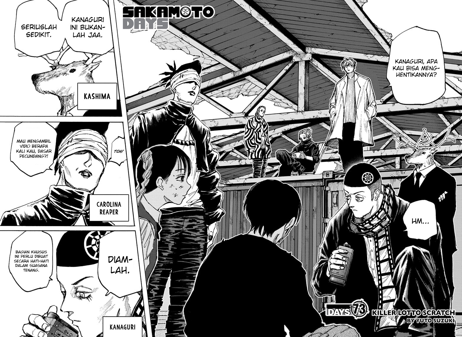 Sakamoto Days Chapter 73 - halaman 3