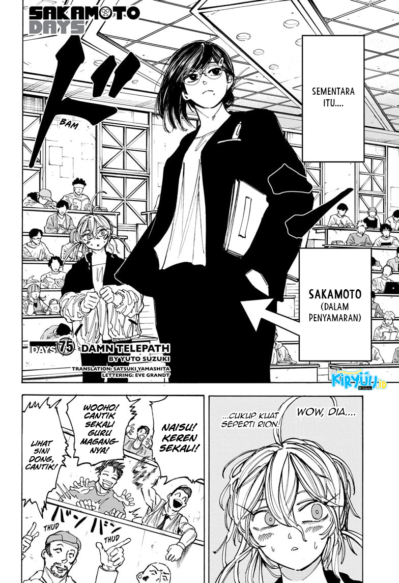 Sakamoto Days Chapter 75 - halaman 5