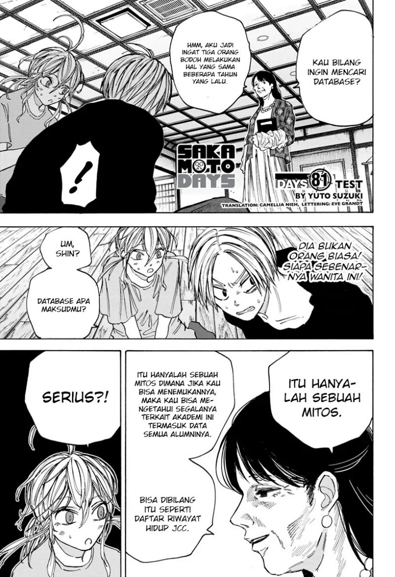 Sakamoto Days Chapter 81 - halaman 2