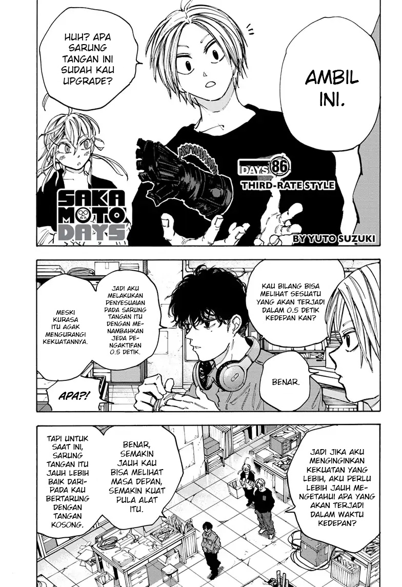 Sakamoto Days Chapter 86 - halaman 2