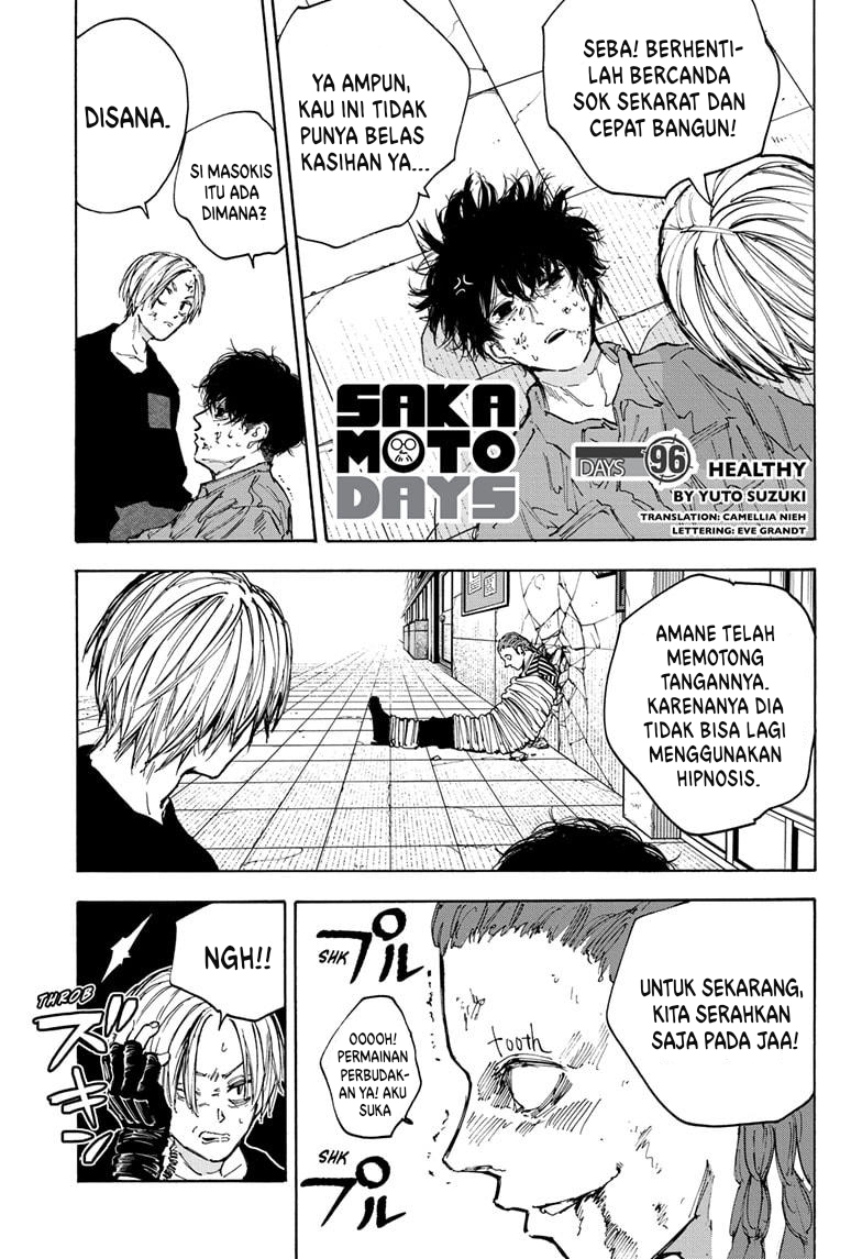 Sakamoto Days Chapter 96 - halaman 2