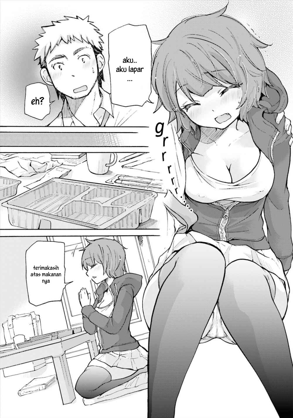 Saki-chan wa Konya mo Pekopeko Chapter 1 - halaman 12
