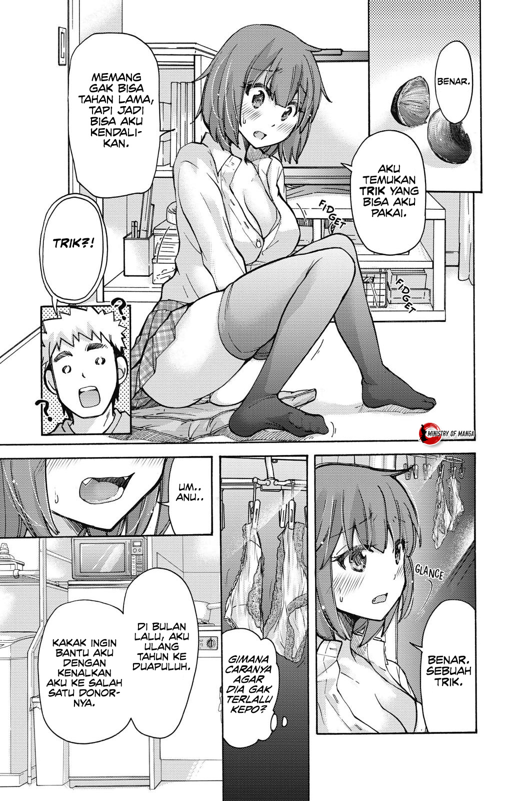 Saki-chan wa Konya mo Pekopeko Chapter 10 - halaman 6