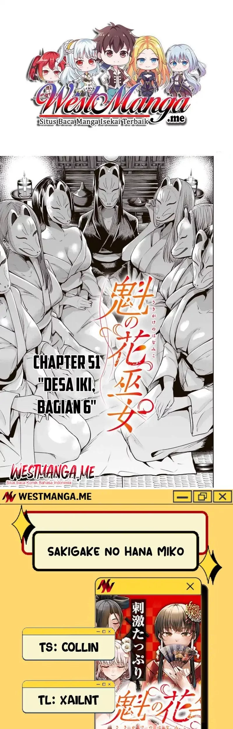 Sakigake no Hanamiko Chapter 51 - halaman 1
