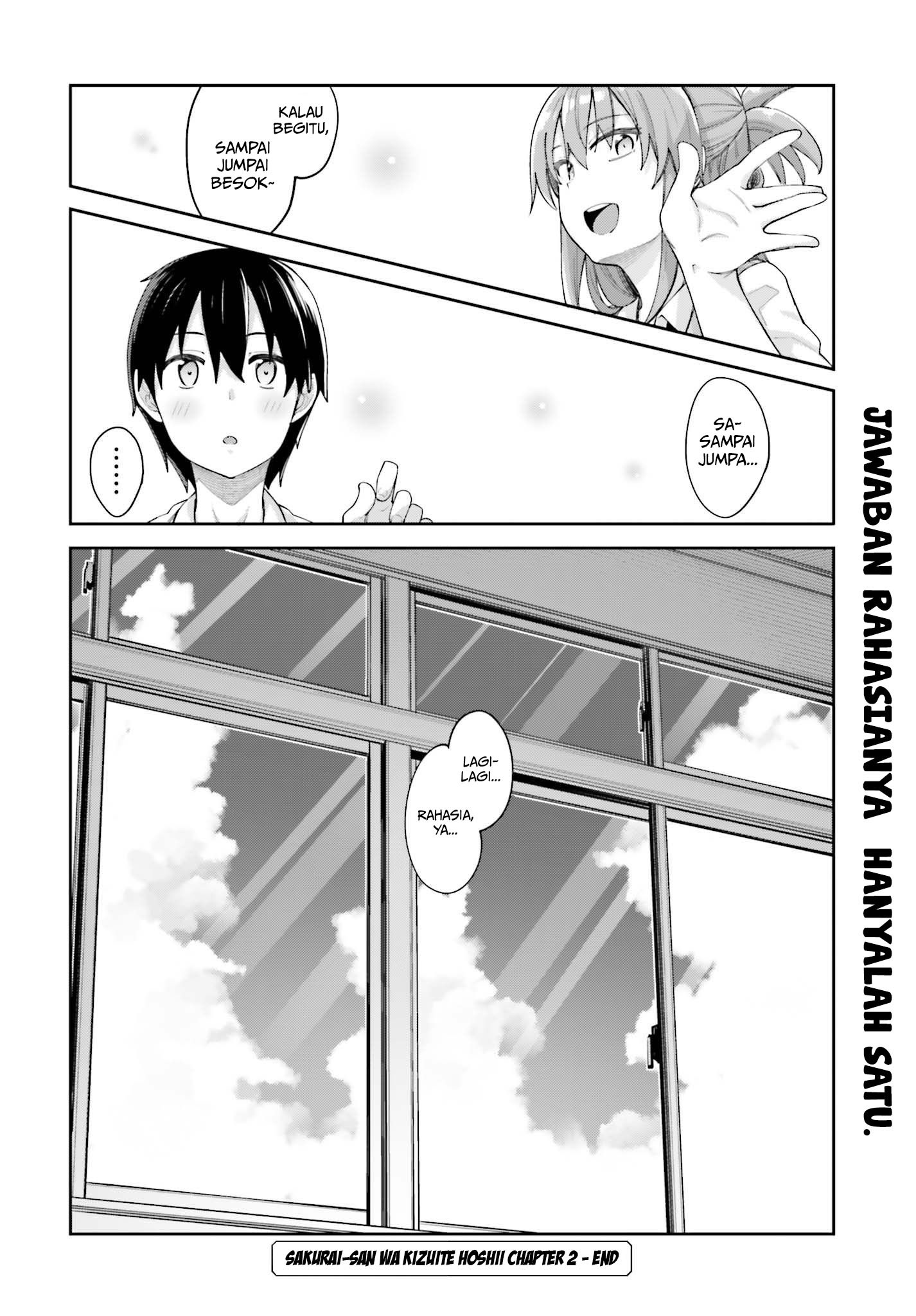 Sakurai-san Wants To Be Noticed Chapter 2 - halaman 18