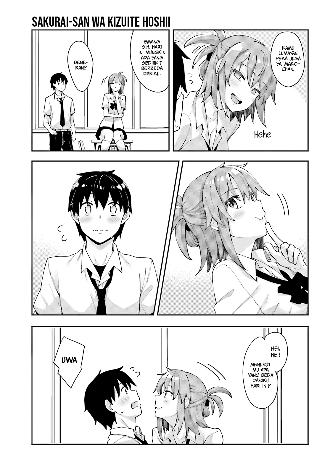 Sakurai-san Wants To Be Noticed Chapter 8 - halaman 12