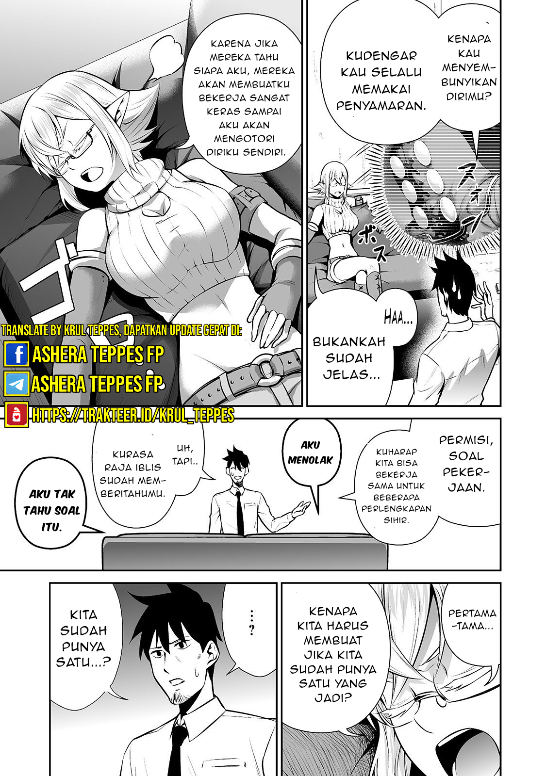 Salaryman ga Isekai ni Ittara Shitennou ni Natta Hanashi Chapter 11 - halaman 6
