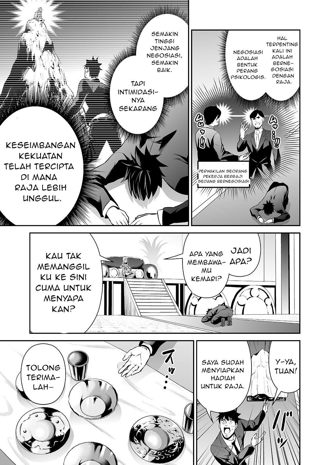 Salaryman ga Isekai ni Ittara Shitennou ni Natta Hanashi Chapter 15 - halaman 8