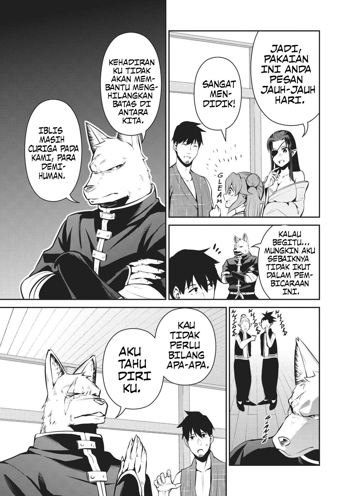 Salaryman ga Isekai ni Ittara Shitennou ni Natta Hanashi Chapter 50 - halaman 9