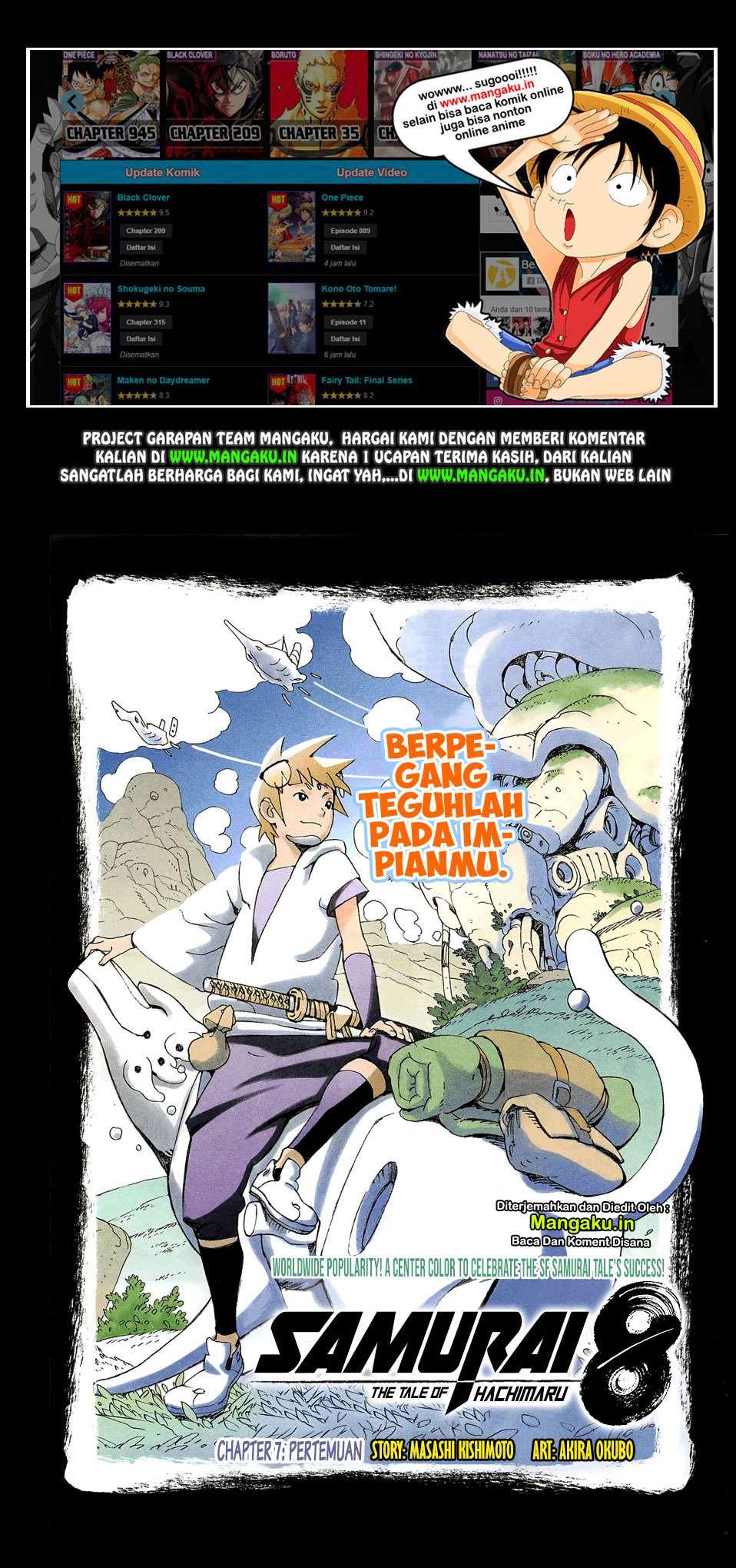 Samurai 8: Tales of Hachimaru Chapter 7 - halaman 1