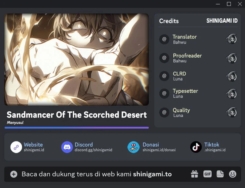 Sandmancer Of The Scorched Desert Chapter 1 - halaman 1