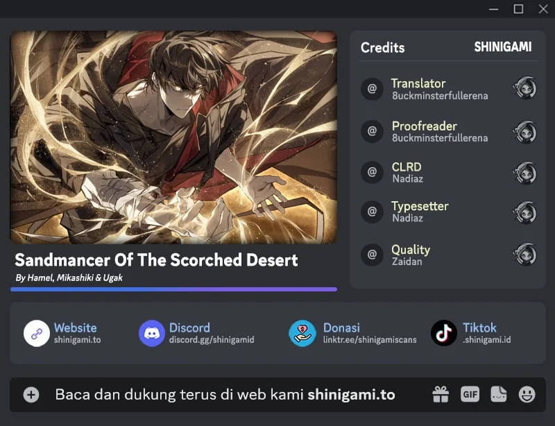 Sandmancer Of The Scorched Desert Chapter 24 - halaman 1