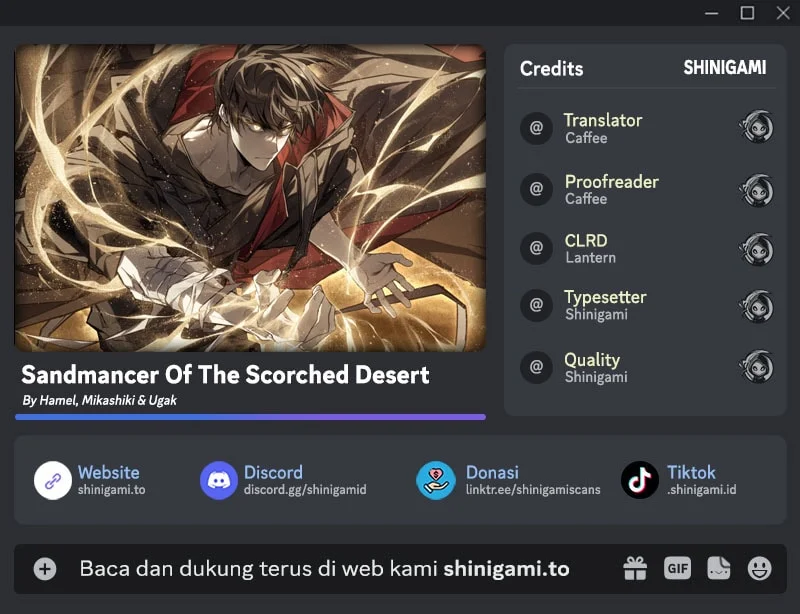 Sandmancer Of The Scorched Desert Chapter 26 - halaman 1