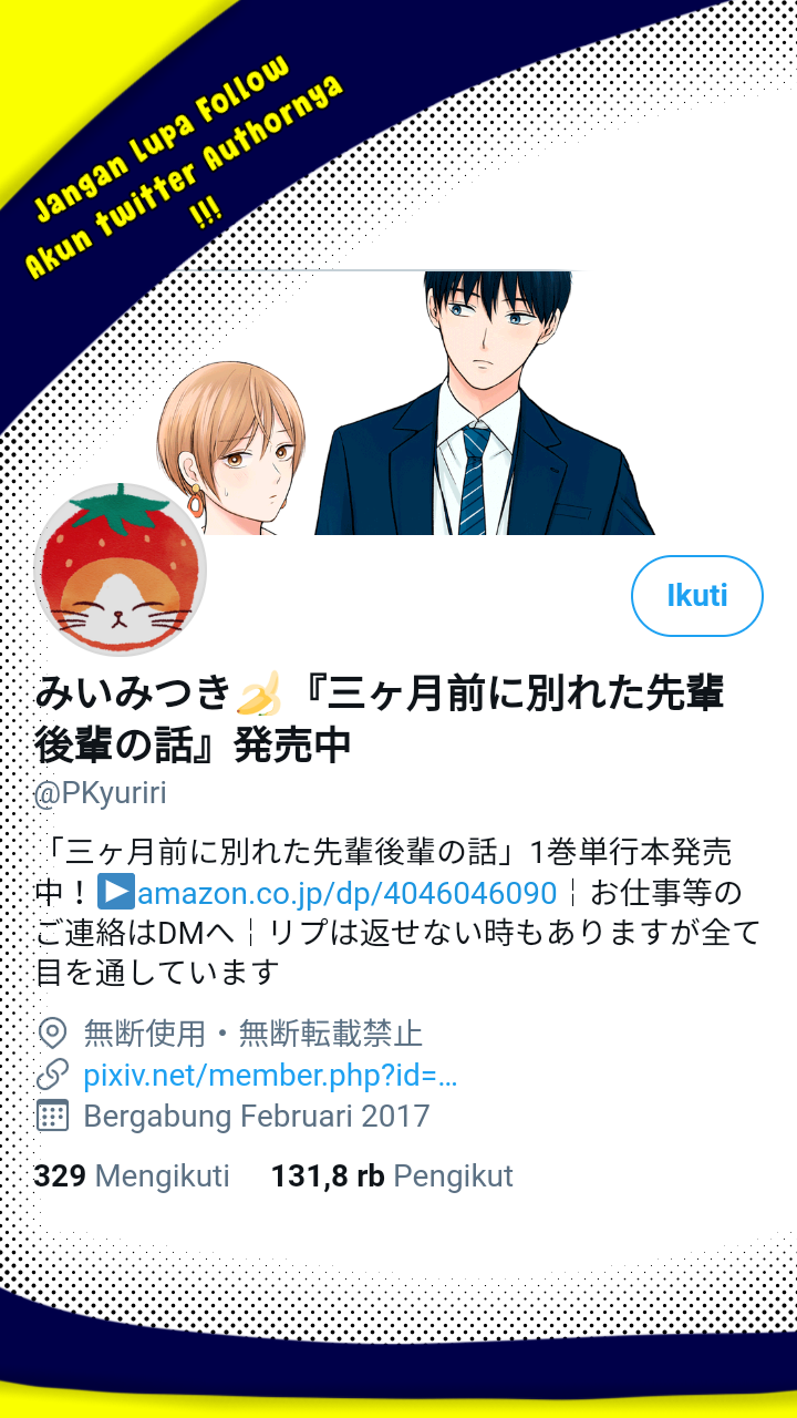 Sankagetsu Mae ni Wakareta Senpai Kouhai no Hanashi Chapter 5 - halaman 7